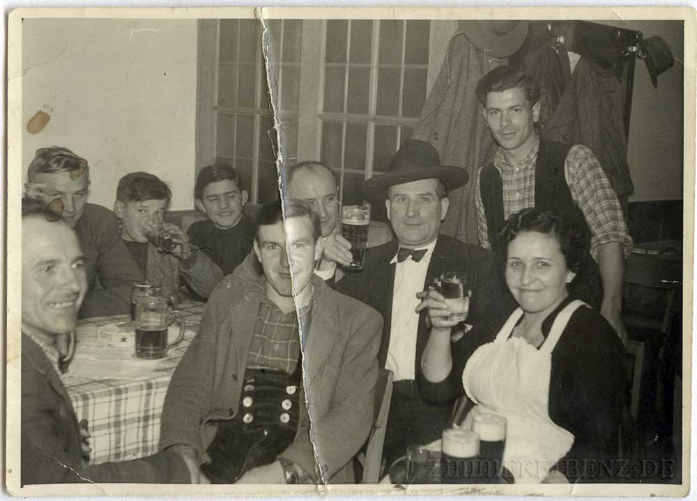 Richtfest 1950 "beim Ölles"