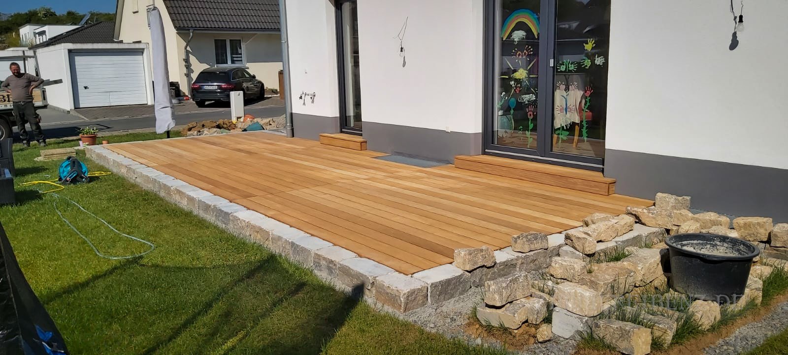 Terrasse Garapa in Estenfeld